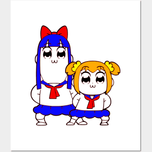 Popuko and Pipimi Pop Team Epic Posters and Art